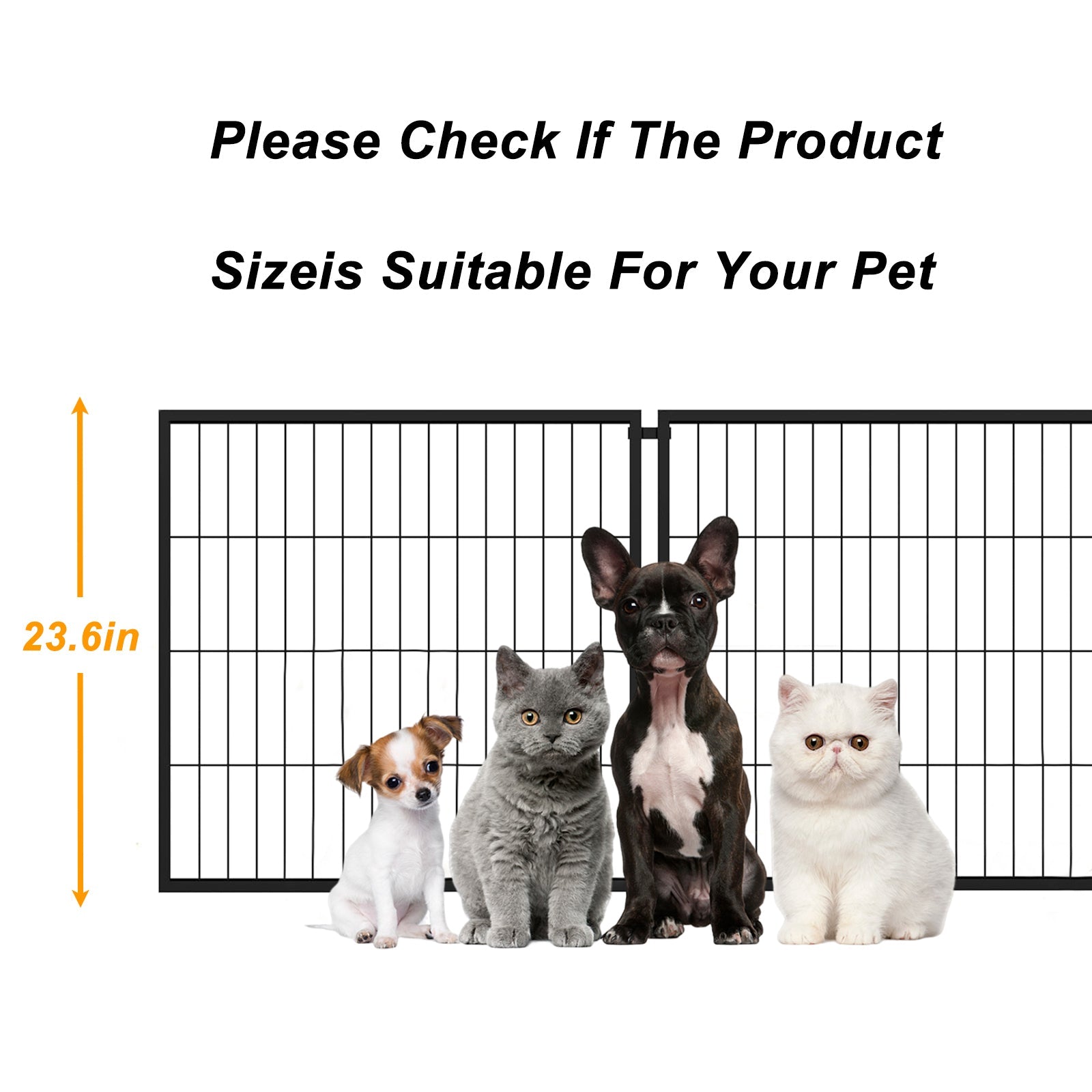 47.2" Heavy Duty Dog Crate Playpen for Small, Medium & Large Dogs –