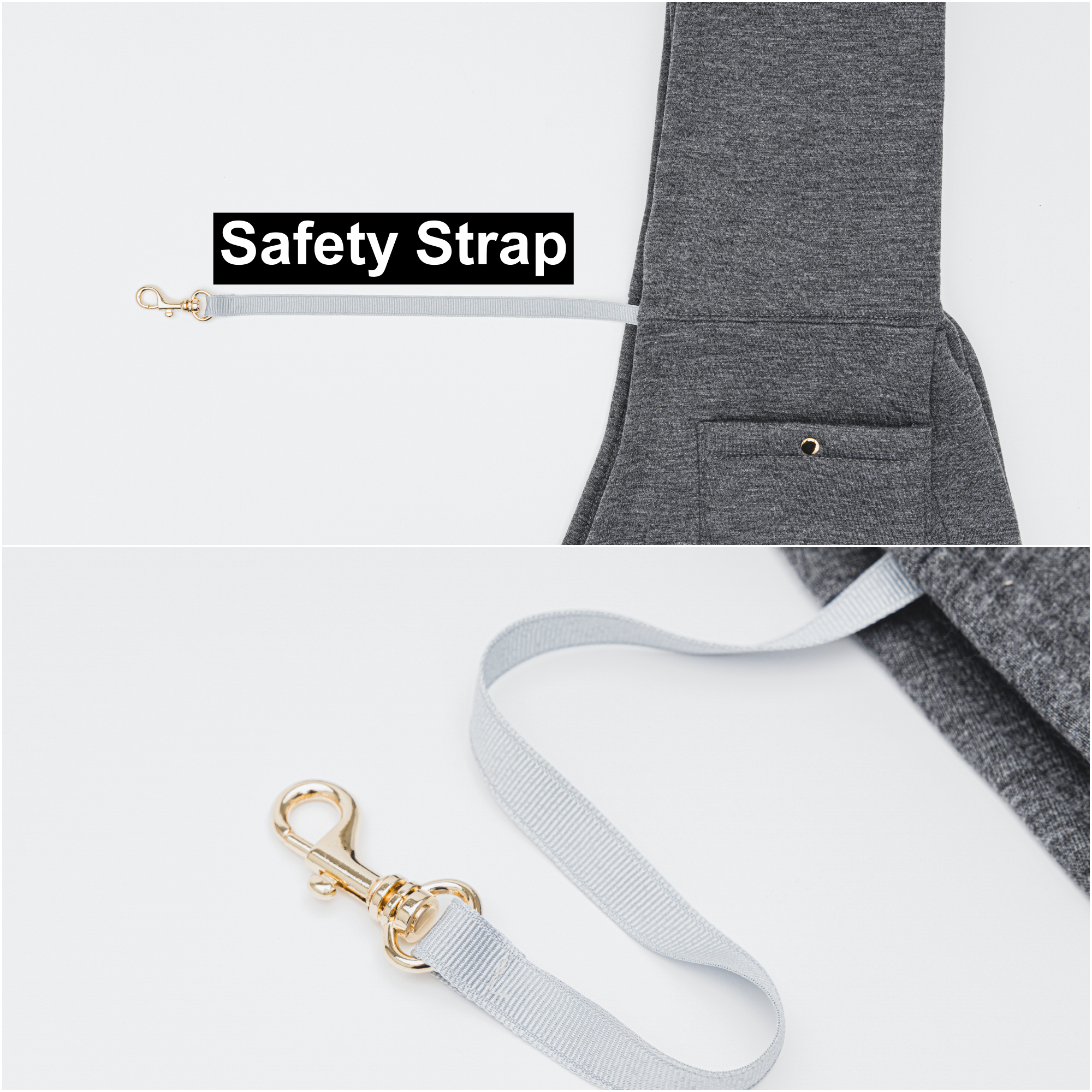 Lof Neoprene Pet Sling Carrier - Secure & Stylish Travel for Small Pets