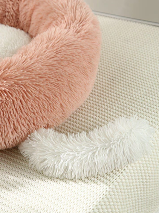 *** Plush Pet Bed with Ears and Tail for Cats and Small Dogs