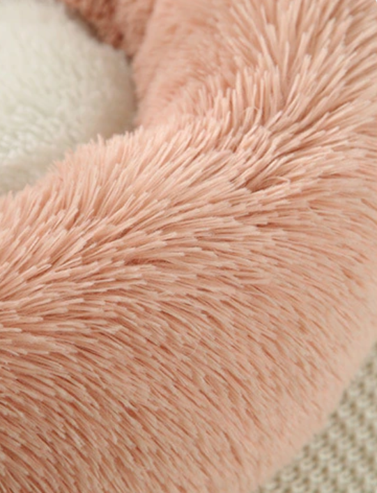 *** Plush Pet Bed with Ears and Tail for Cats and Small Dogs