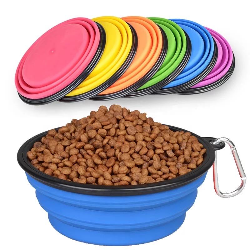 Portable Collapsible Silicone Travel Pet Bowl