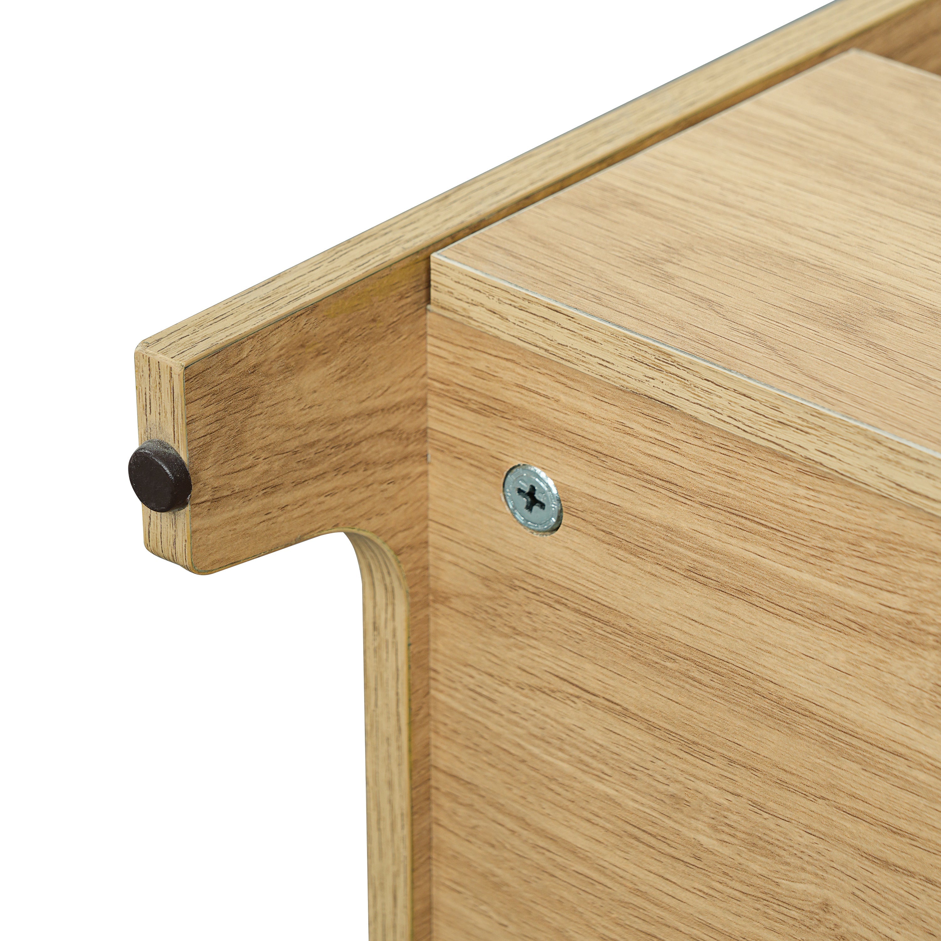 2-Piece Modern Cat Litter Box Enclosure Set – Hidden Cat House Side